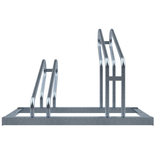 Bicycle parking rack | One-sided rack, 90 | 2 Bicycleslength: 700 mm